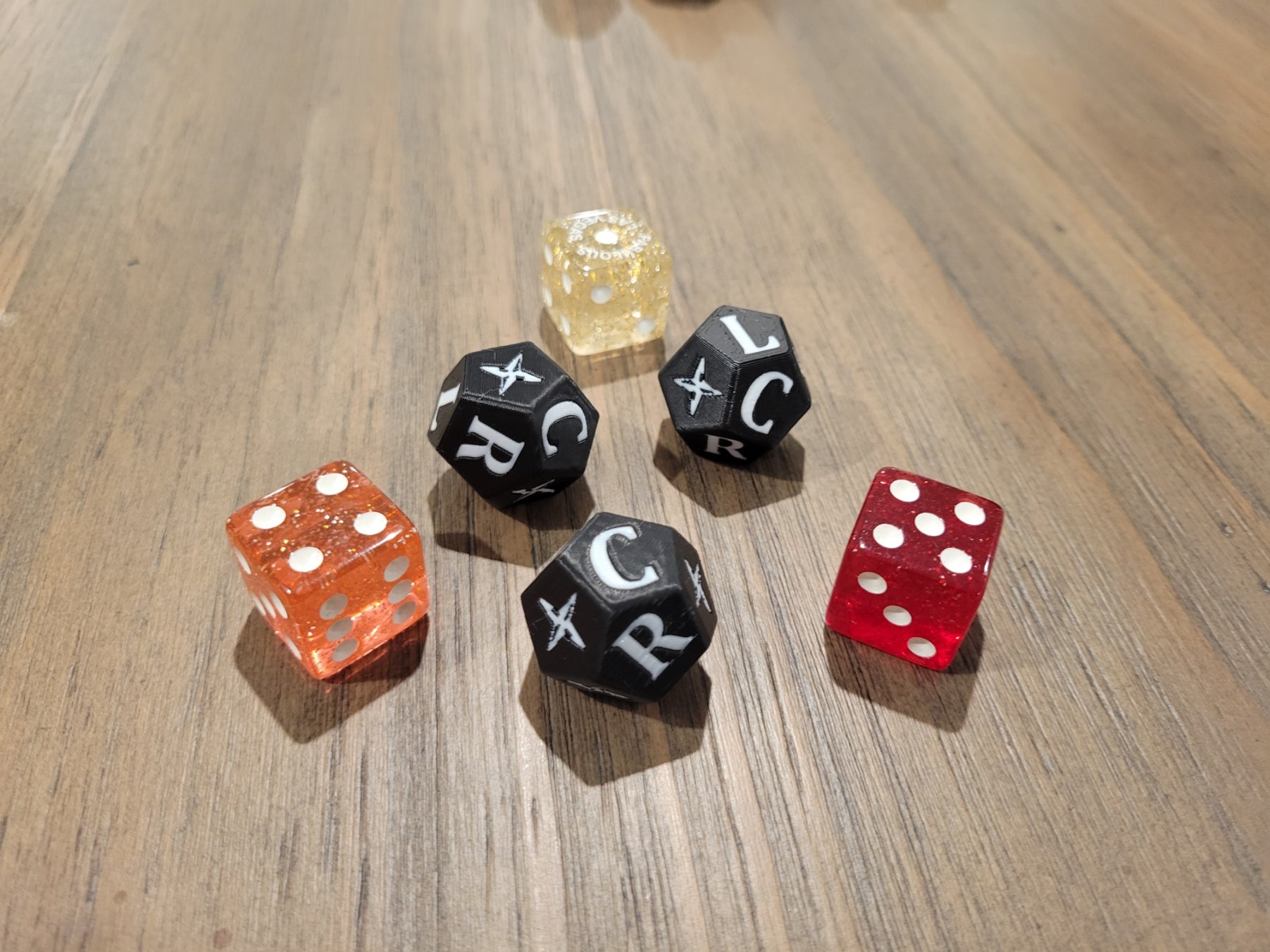 Left Right Center Dice