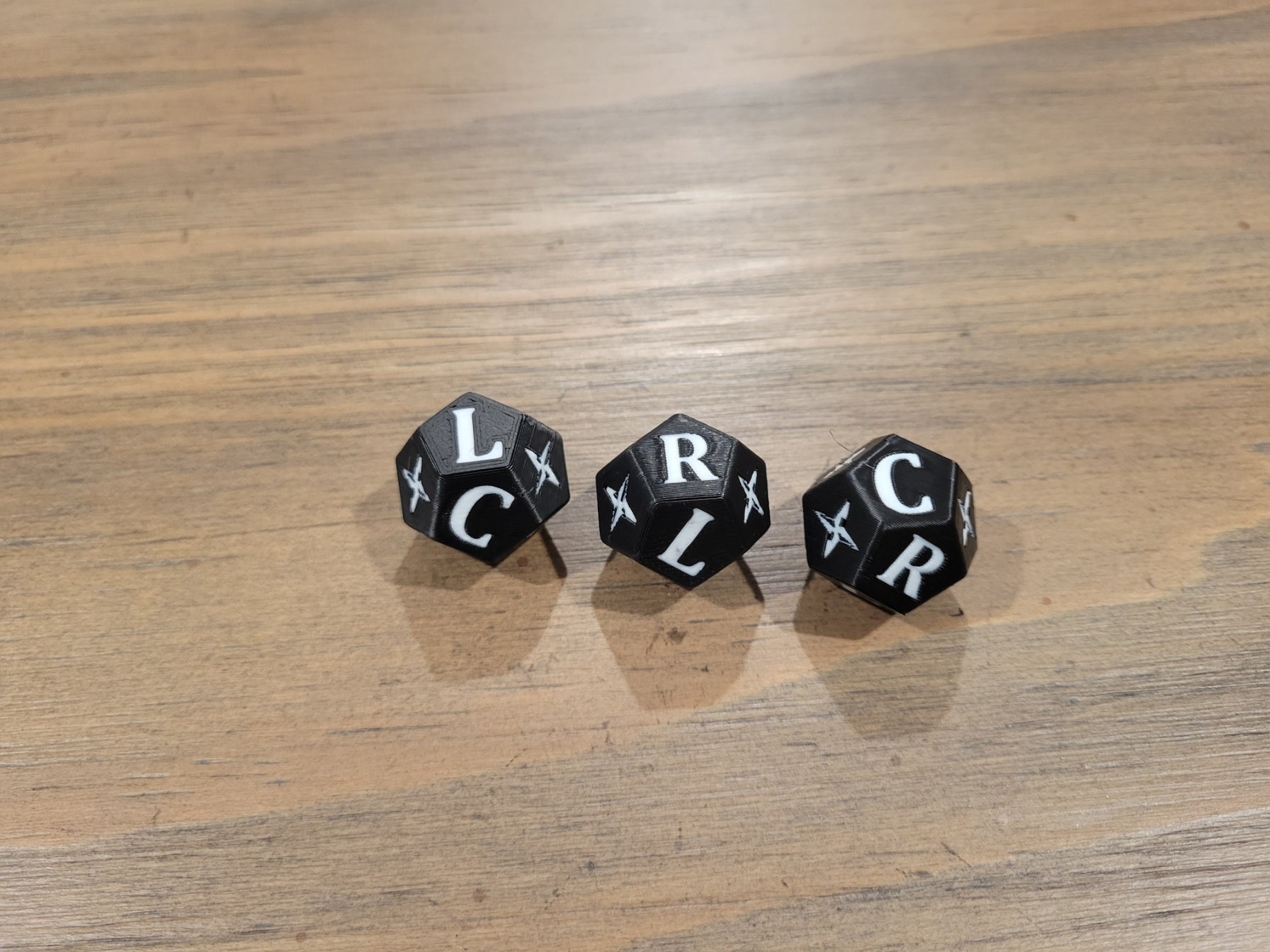 Left Right Center Dice